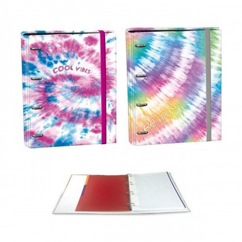 Папка-регистратор SENFORT Ringbook Tie Dye 1 штук Разноцветный A4 image 1