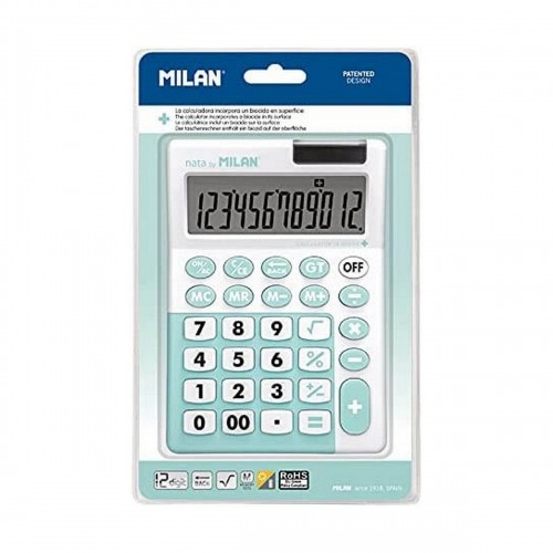 Calculator Milan White Turquoise image 1