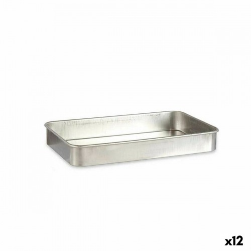 Roasting Tin 32 x 7 x 51,5 cm Silver Aluminium 12 Units image 1