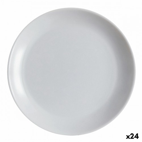 Плоская тарелка Luminarc Diwali Серый Cтекло (25 cm) (24 штук) image 1
