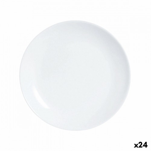 Dessert dish Luminarc Diwali White Glass 19 cm (24 Units) image 1