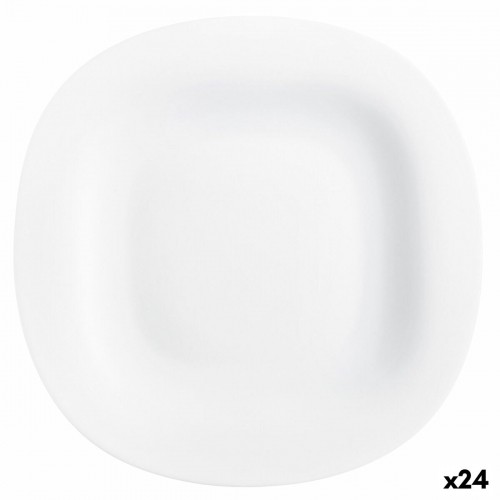 Плоская тарелка Luminarc Carine Balts Stikls (Ø 26 cm) (24 gb.) image 1