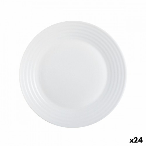 Блюдо для десертов Luminarc Harena Белый Cтекло (19 cm) (24 штук) image 1
