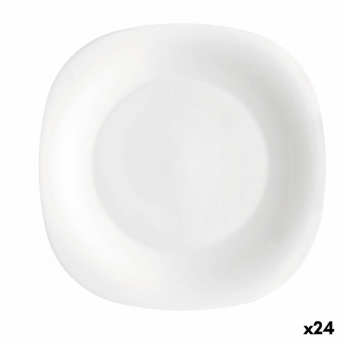Блюдо для десертов Bormioli Rocco Parma Белый Cтекло (20 cm) (24 штук) image 1