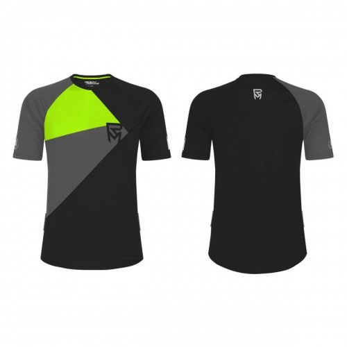 Velo krekls Rock Machine Trail Jersey SS, melna/pelēka/zaļa, L image 1