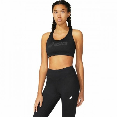 Sports Bra Asics Core Logo Black image 1