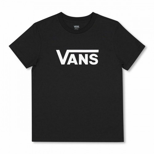 Women’s Short Sleeve T-Shirt Vans Drop V SS Crew-B Black image 1
