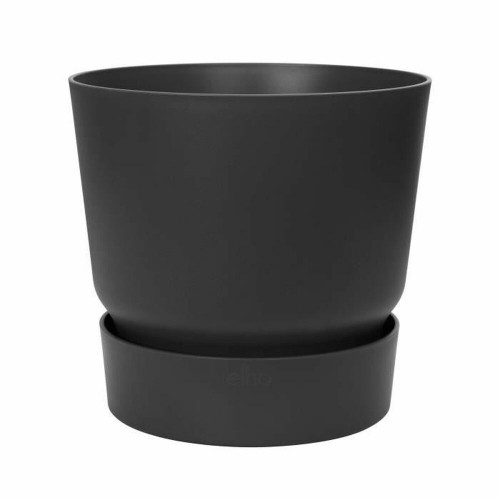 Plant pot Elho Greenville Ø 24,48 cm Black Plastic image 1