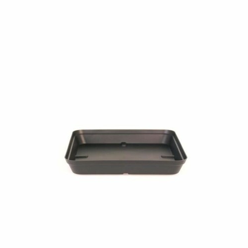 Flower Pot Dish Artevasi Capri 34 x 34 x 4,5 cm Anthracite image 1