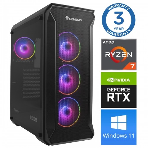 INTOP Ryzen 7 5700X 32GB 250SSD M.2 NVME+2TB RTX3060 12GB WIN11Pro image 1