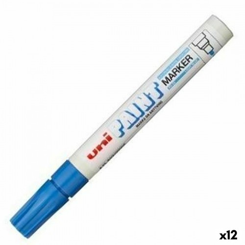 Permanent marker Uni-Ball PX-20 Blue (12 Units) image 1