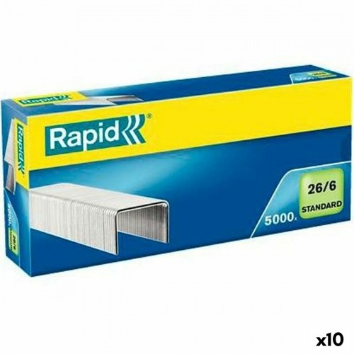 Staples Rapid 5000 Pieces 26/6 (10 Units) image 1