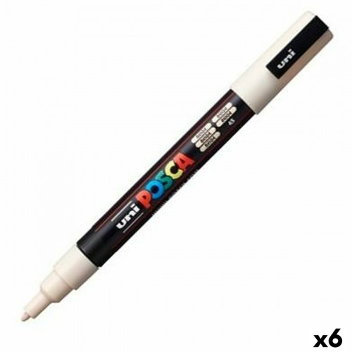 Маркер POSCA PC-3M Бежевый (6 штук) image 1