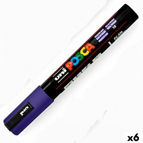 Маркер POSCA PC-5M Электрический синий (6 штук) image 1