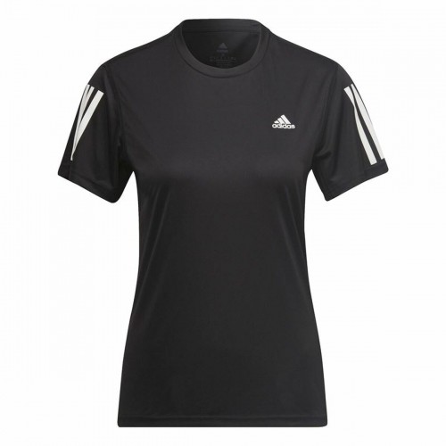 Футболка с коротким рукавом женская Adidas Own the Run Чёрный image 1