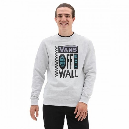 Men’s Sweatshirt without Hood Vans Global White image 1