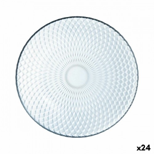 Блюдо для десертов Luminarc Pampille Clear Прозрачный Cтекло (19 cm) (24 штук) image 1