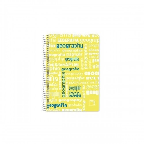 ноутбук Pacsa Жёлтый 80 Листья Din A4 (4 штук) image 1