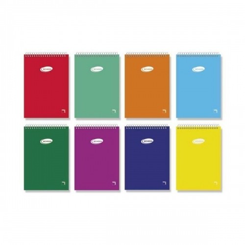 Notebook Pacsa Multicolour 1/8 10 Pieces 80 Sheets image 1