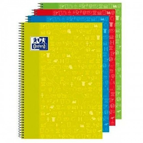 Piezīmju klade Oxford Write & Erase 80 Loksnes Din A4 (4 gb.) image 1