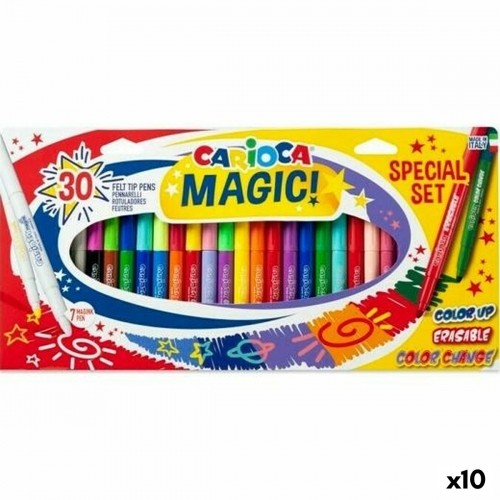 Набор маркеров Carioca Magic! Разноцветный 30 pcs (10 штук) image 1