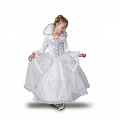 Costume for Children My Other Me Snow Princess Queen White image 1