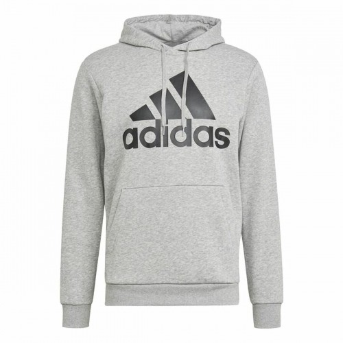 Vīriešu Sporta Krekls ar Kapuci Adidas  Essentials Fleece Big Logo Pelēks image 1