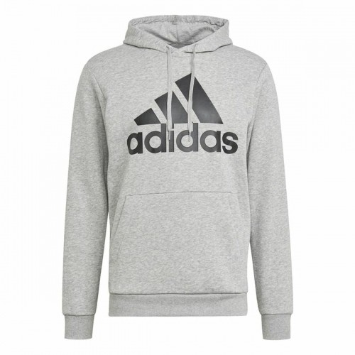 Толстовка с капюшоном мужская Adidas  Essentials Fleece Big Logo Серый image 1