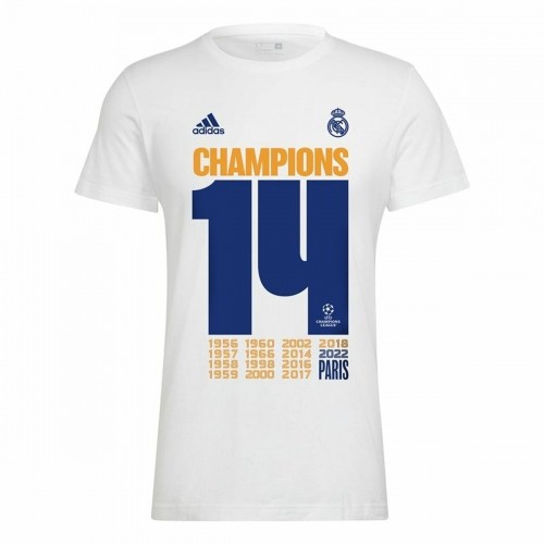Спортивная футболка с коротким рукавом, мужская Adidas Real Madrid Champions 2022 image 1