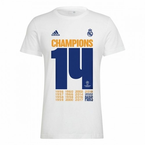 Men's Short-sleeved Football Shirt Adidas Real Madrid Champions 2022 image 1