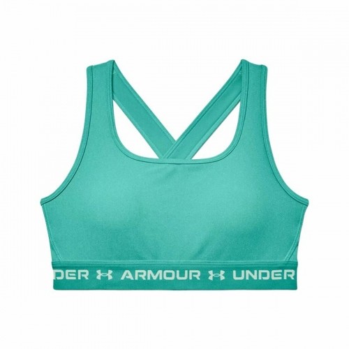 Sports Bra Under Armour  Crossback Mid Aquamarine image 1