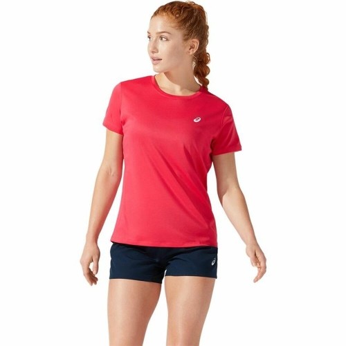 Women’s Short Sleeve T-Shirt Asics Core Crimson Red image 1