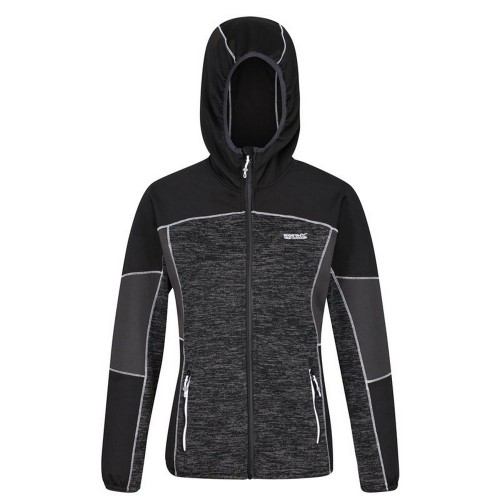 Women's Sports Jacket Regatta Walbury II Full Zip Black image 1