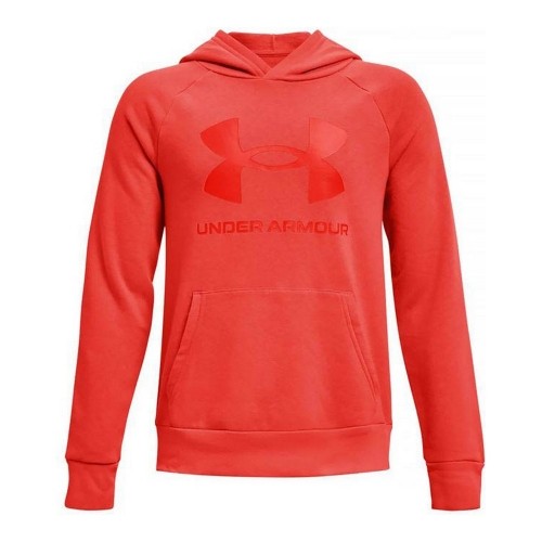 Children’s Hoodie Under Armour Rival Big Logo Red image 1