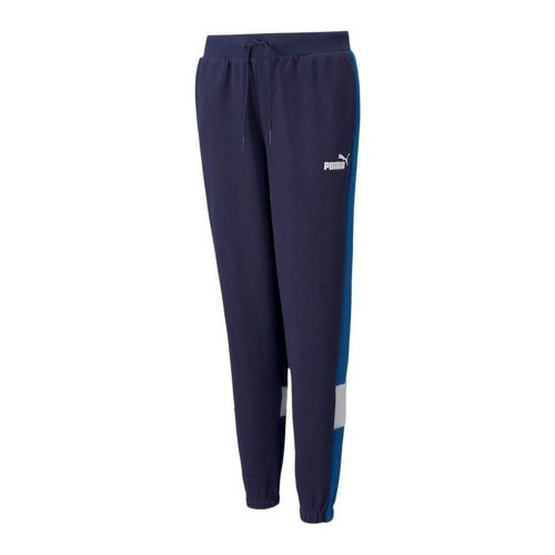 Children's Tracksuit Bottoms Puma Essential+ Colorblock Dark blue image 1