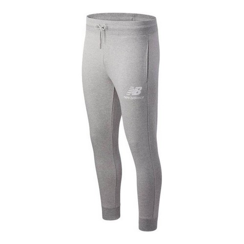 Long Sports Trousers New Balance Essential Stack Logo Grey Unisex image 1