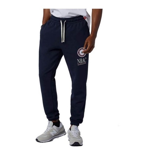 Long Sports Trousers New Balance Essentials Athletic Club Dark blue Men image 1