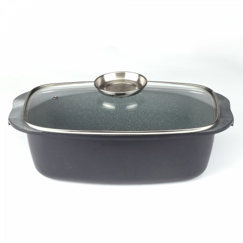 Royalty Line RL-ACR32M: 32cm Marble Coating Roasting Casserole image 1