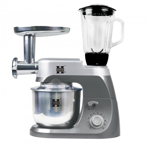 Herzberg Cooking Herzberg HG-5029:3 in 1800W Stand Mixer With Planetary Beating Action Gray image 1
