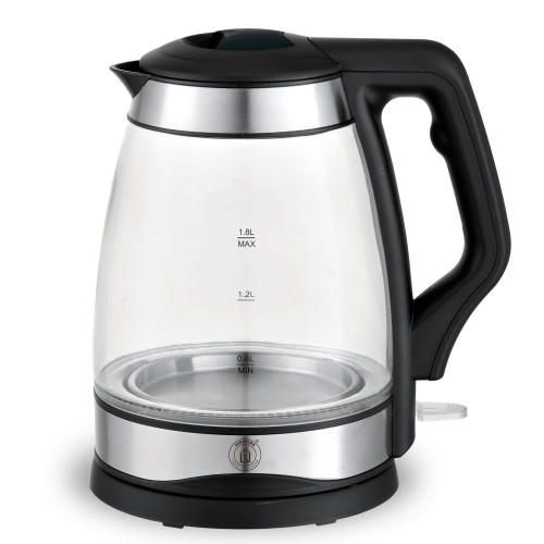 Herzberg Cooking Herzberg HG-5044: 1.8L Electric Glass Kettle With LED Light Indicator image 1