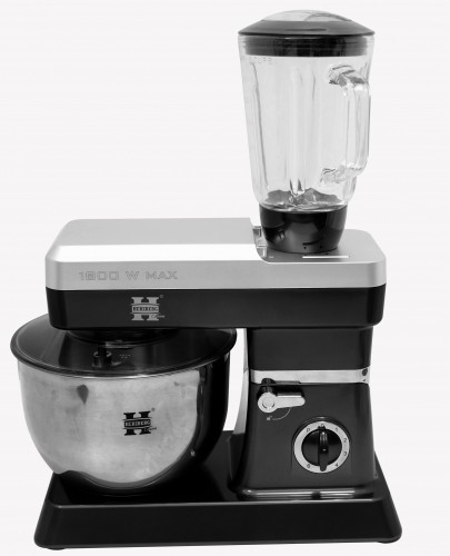 Herzberg Cooking Herzberg HG-5065; Stand Mixer 1200W (1800W max), 6.5L Black image 1
