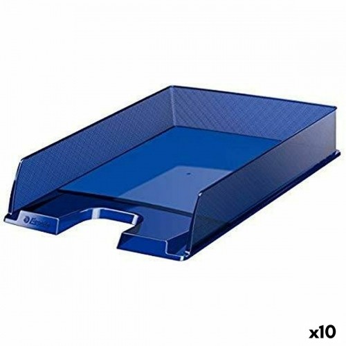 Set of organiser trays Esselte Europost Dark blue (10 Units) image 1