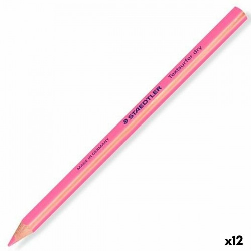 Fluorescent Marker Staedtler Textsurfer Dry Pink (12 Units) image 1