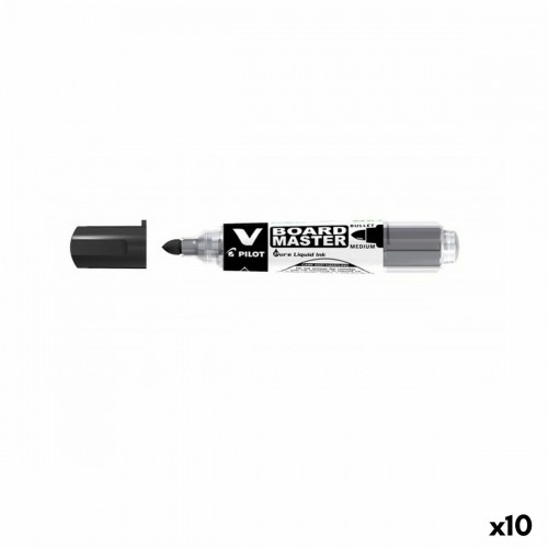 Marker pen/felt-tip pen Pilot V Board Master Whiteboard Rechargeable Black (10 Units) image 1