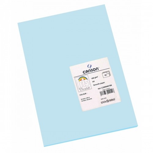 Картонная бумага Iris 29,7 x 42 cm Небесный синий 185 g (50 штук) image 1