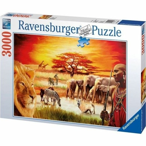 Puzle un domino komplekts Ravensburger Massai Pride (3000 Daudzums) image 1