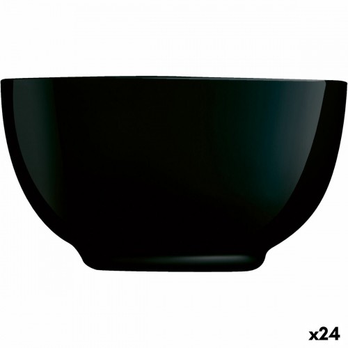 чаша Luminarc Diwali Чёрный Cтекло (14,5 cm) (24 штук) image 1