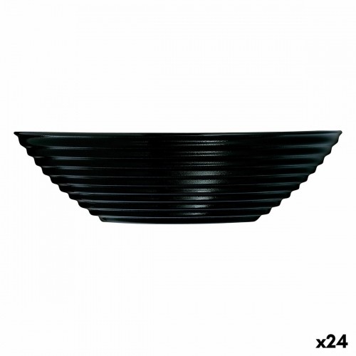 Bļoda Luminarc Harena Melns Stikls (16 cm) (24 gb.) image 1