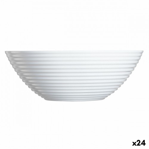 Bowl Luminarc Harena White Glass 16 cm Multi-use (24 Units) image 1