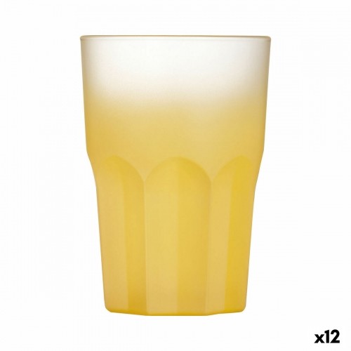 Glass Luminarc Summer Pop Yellow Glass 12 Units 400 ml image 1